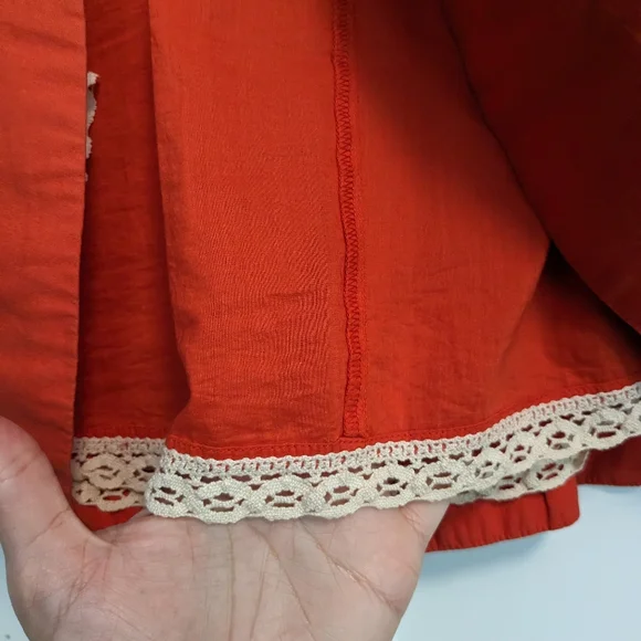 A-line Vibrant Embroidered Skirt Sz 6 - Picture 8 of 8